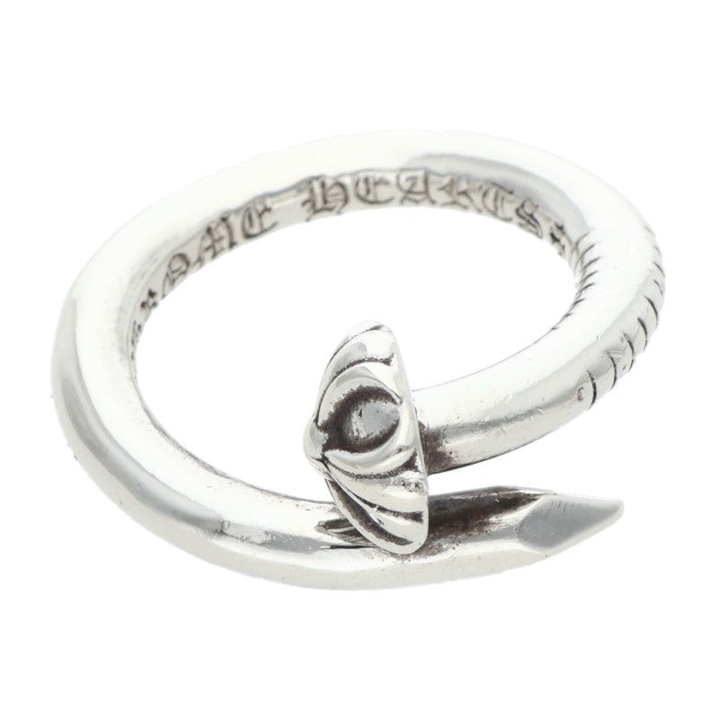 Chrome Hearts NAIL CRSBALL Ring 925 Silver Size US 5
