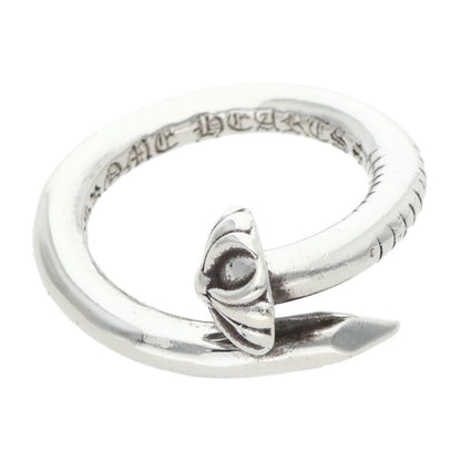 Chrome Hearts NAIL CRSBALL Ring 925 Silver Size US 5