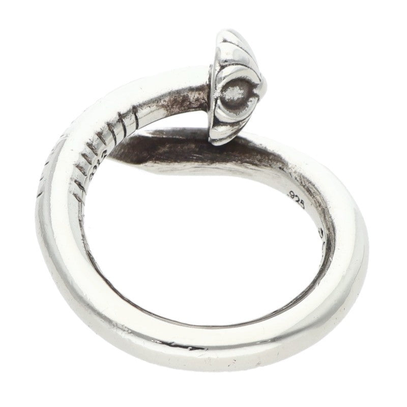 Chrome Hearts NAIL CRSBALL Ring 925 Silver Size US 5