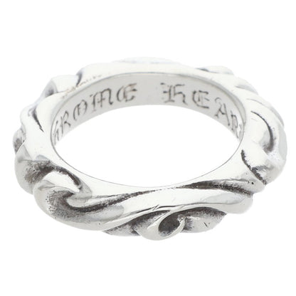 Chrome Hearts SCRL BAND Ring Silver (Silver 4.99g)