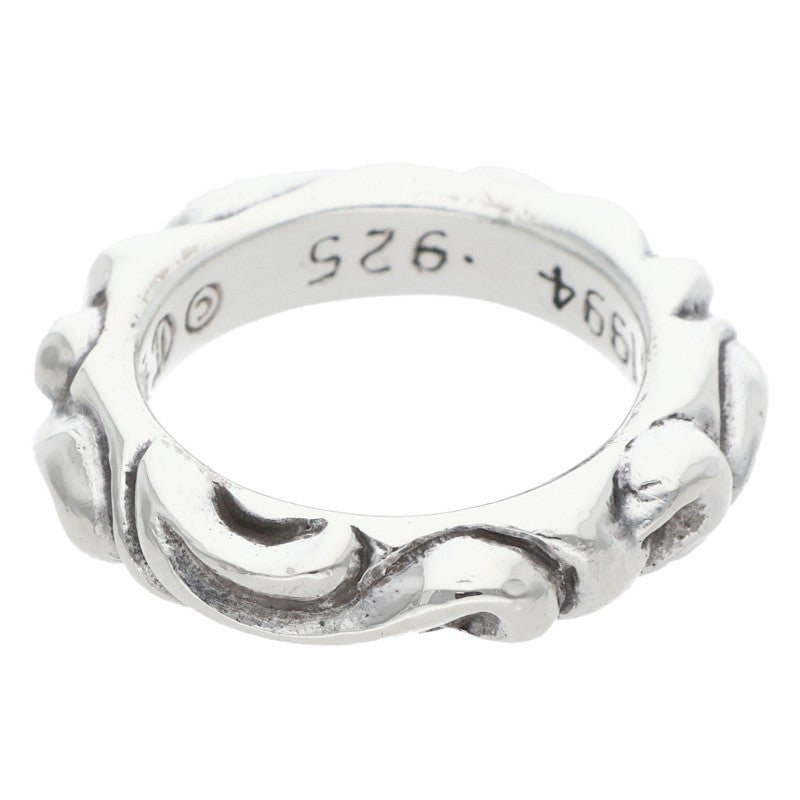 Chrome Hearts SCRL BAND Ring Silver (Silver 4.99g)