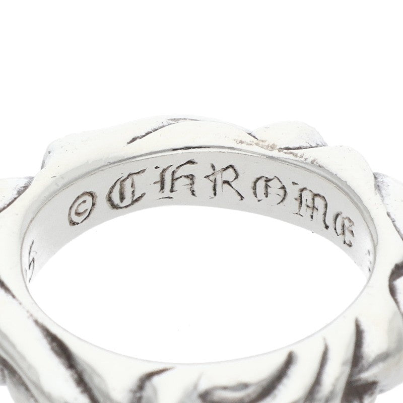 Chrome Hearts SCRL BAND Ring Silver (Silver 4.99g)