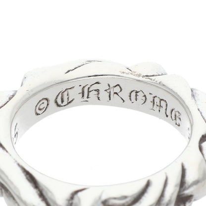 Chrome Hearts SCRL BAND Ring Silver (Silver 4.99g)