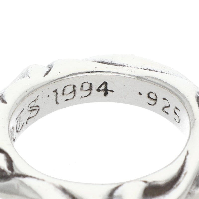 Chrome Hearts SCRL BAND Ring Silver (Silver 4.99g)