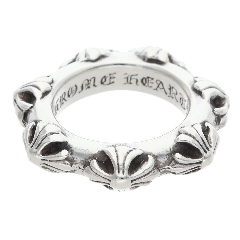 Chrome Hearts CROSS BAND Silver Ring Size US 4