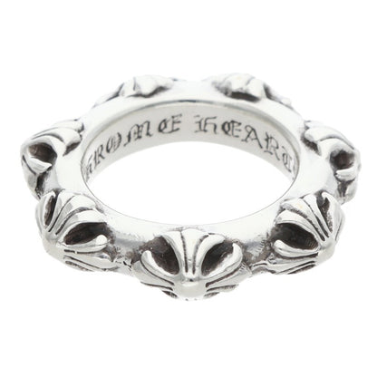 Chrome Hearts CROSS BAND Silver Ring Size US 4