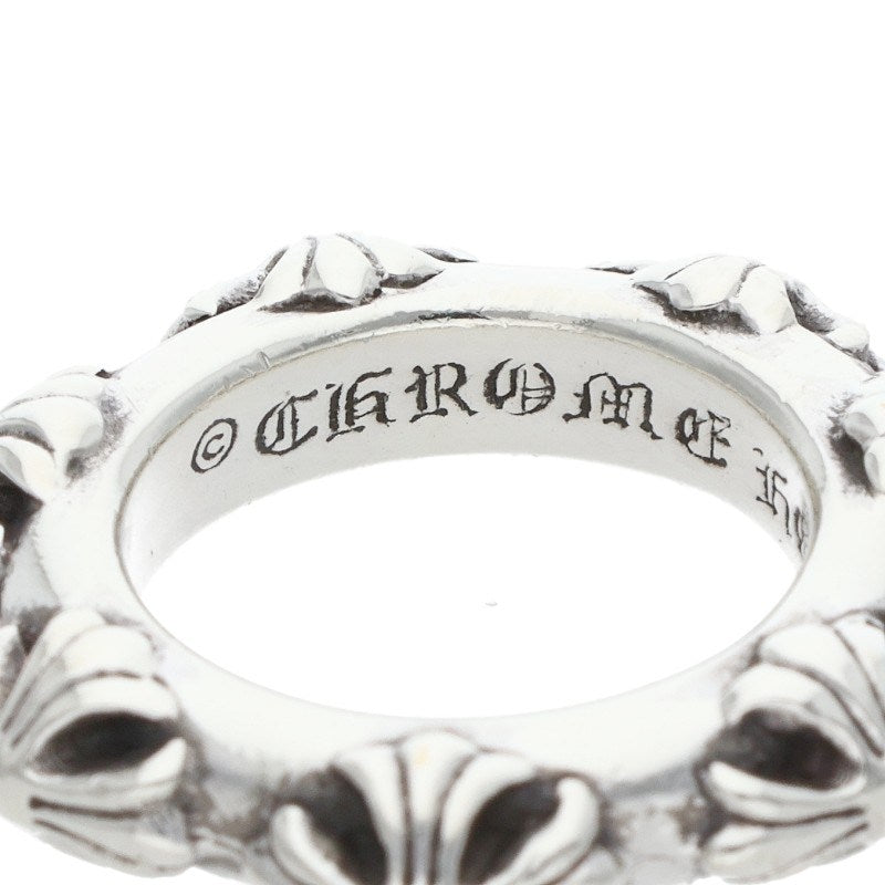 Chrome Hearts CROSS BAND Silver Ring Size US 4