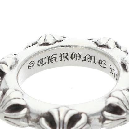 Chrome Hearts CROSS BAND Silver Ring Size US 4