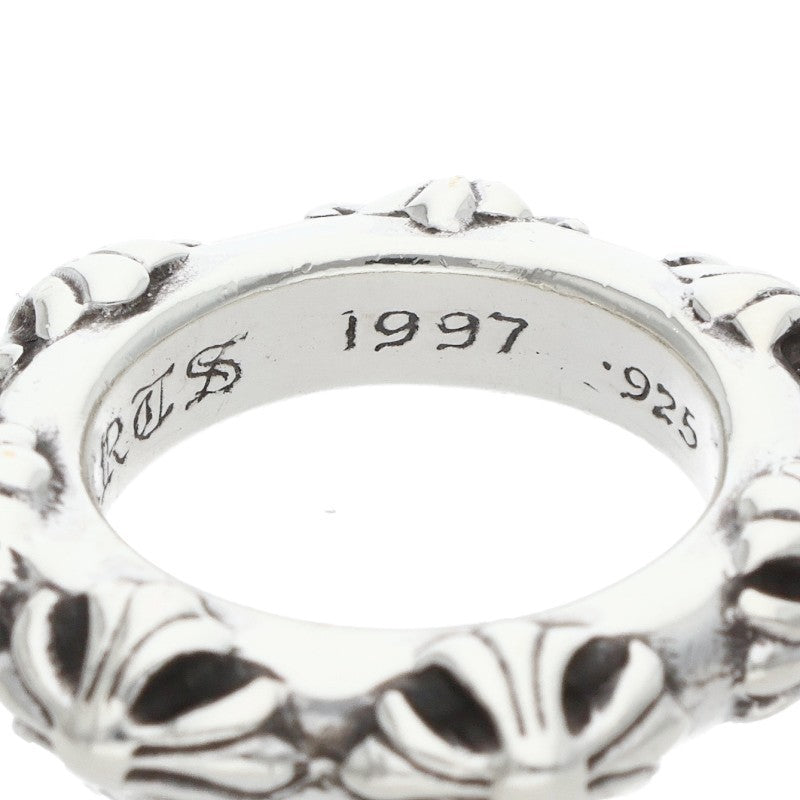 Chrome Hearts CROSS BAND Silver Ring Size US 4