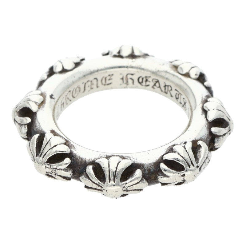 Chrome Hearts CROSS BAND Silver Ring Size ONE SIZE