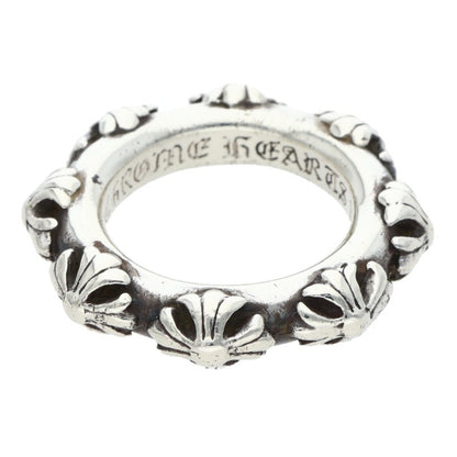 Chrome Hearts CROSS BAND Silver Ring Size ONE SIZE