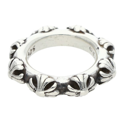 Chrome Hearts CROSS BAND Silver Ring Size ONE SIZE