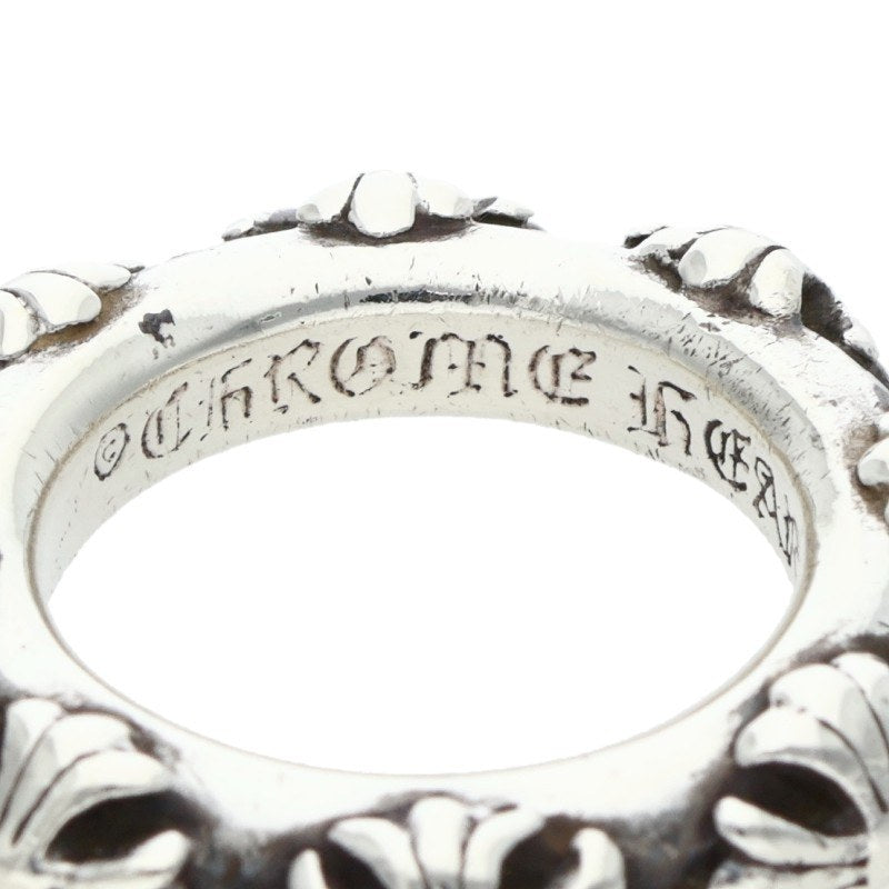 Chrome Hearts CROSS BAND Silver Ring Size ONE SIZE