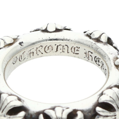 Chrome Hearts CROSS BAND Silver Ring Size ONE SIZE