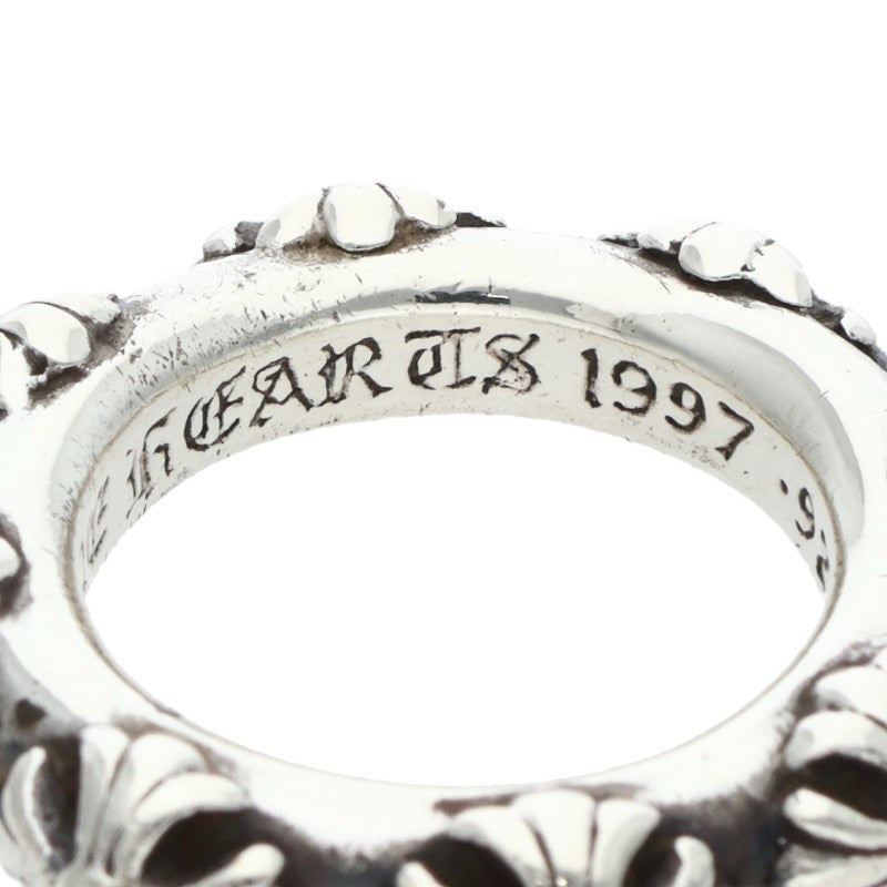 Chrome Hearts CROSS BAND Silver Ring Size ONE SIZE