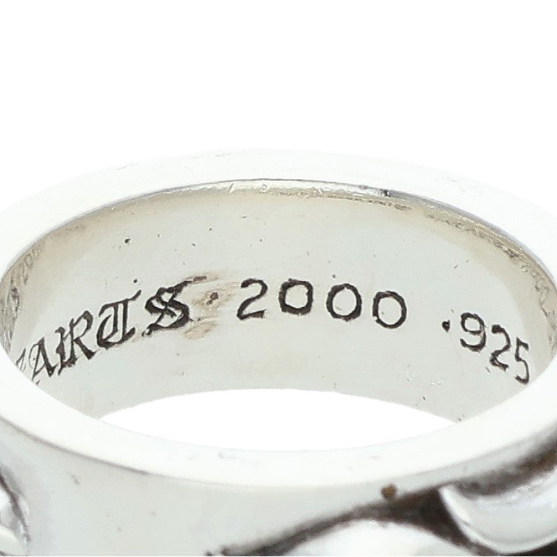 Chrome Hearts DBL NARROW VINE BAND Ring Silver Size 17.5 (Silver 18.77g)