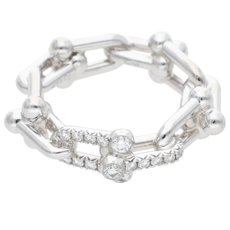 TIFFANY&Co. HardWear K18WG Diamond Small Link Size ONE SIZE