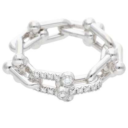 TIFFANY&Co. HardWear K18WG Diamond Small Link Size ONE SIZE