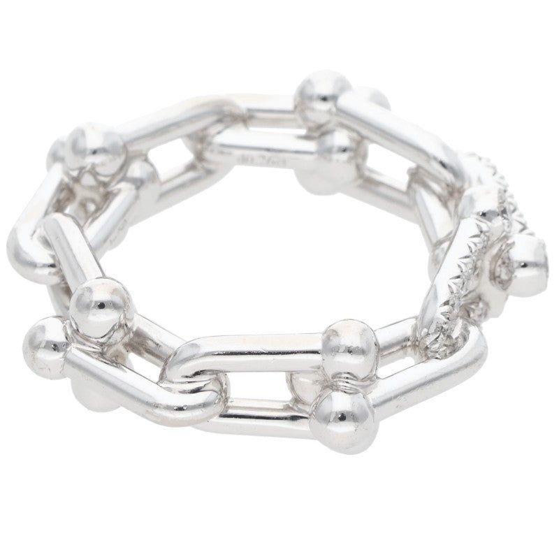 TIFFANY&Co. HardWear K18WG Diamond Small Link Size ONE SIZE