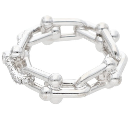 TIFFANY&Co. HardWear K18WG Diamond Small Link Size ONE SIZE