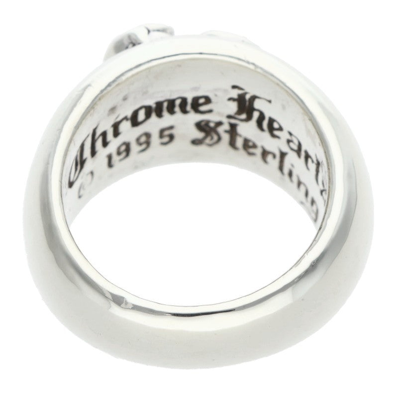 Chrome Hearts HEART IN BAND Silver Ring Size US 6