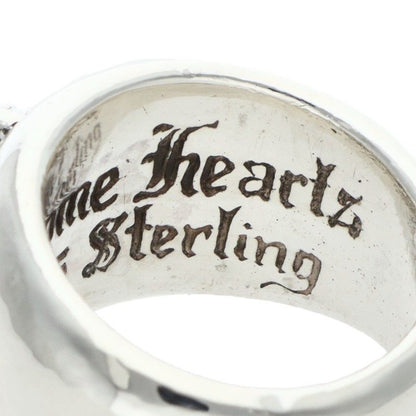 Chrome Hearts HEART IN BAND Silver Ring Size US 6