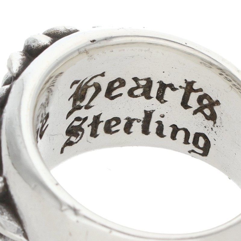 Chrome Hearts FLORAL CROSS Silver Ring Size ONE SIZE