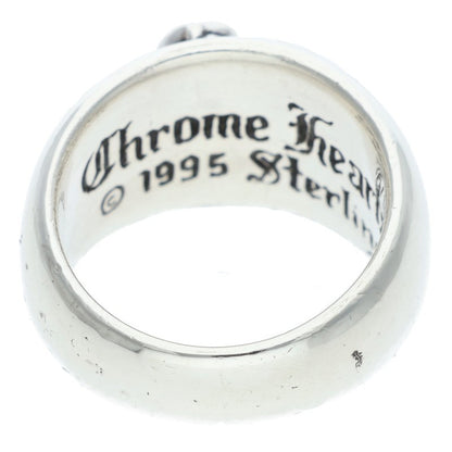 Chrome Hearts HEART IN BAND Silver Ring Size US 8