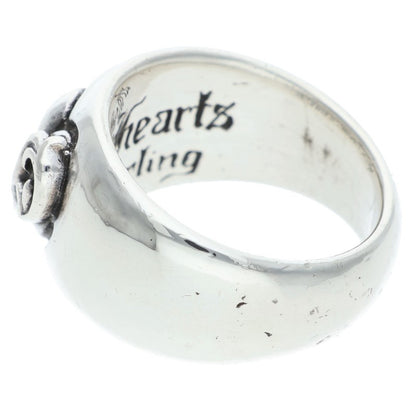 Chrome Hearts HEART IN BAND Silver Ring Size US 8