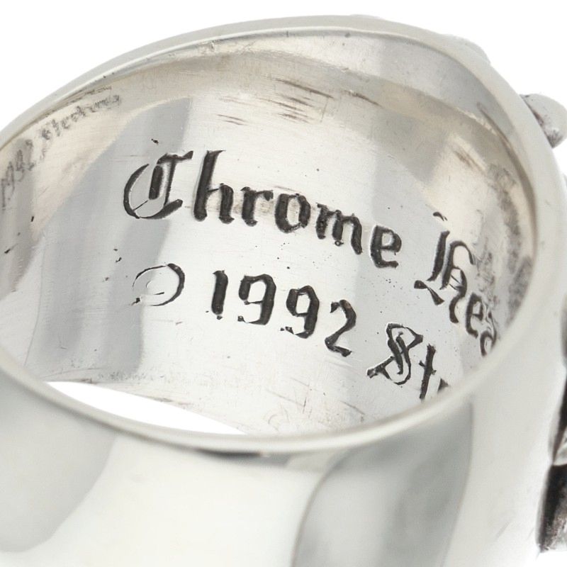 Chrome Hearts KEEPER Silver Ring Size ONE SIZE