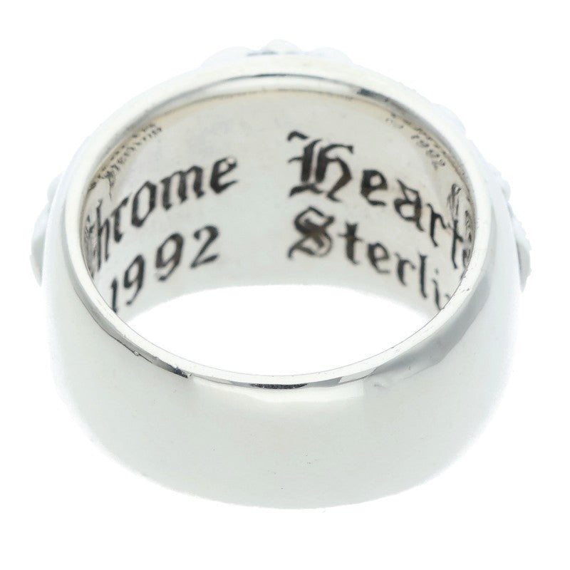 Chrome Hearts FLORAL CROSS Silver Ring Size ONE SIZE
