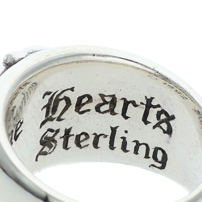 Chrome Hearts FLORAL CROSS Silver Ring Size ONE SIZE