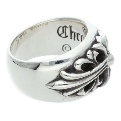 Chrome Hearts FLORAL CROSS Silver Ring Size ONE SIZE