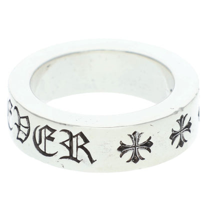 Chrome Hearts 6mm SPACER FOREVER Silver Ring Size US 4.5