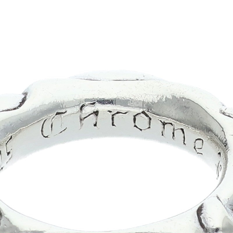 Chrome Hearts SCRL BAND Ring Silver Size JP 7 (Silver 7.45g)