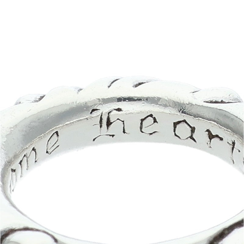 Chrome Hearts SCRL BAND Ring Silver Size JP 7 (Silver 7.45g)