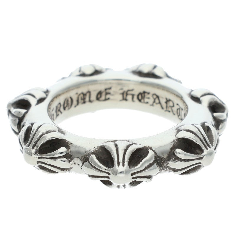 Chrome Hearts CROSS BAND Silver Ring Size ONE SIZE
