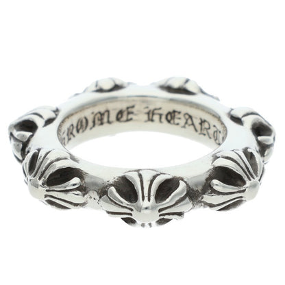 Chrome Hearts CROSS BAND Silver Ring Size ONE SIZE