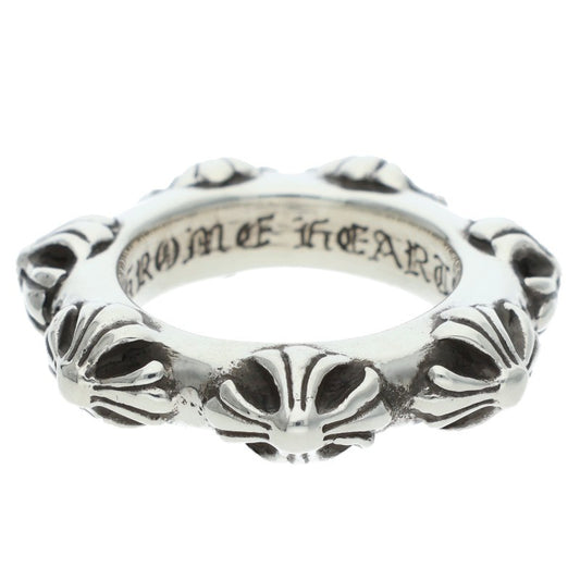 Chrome Hearts CROSS BAND Silver Ring Size ONE SIZE