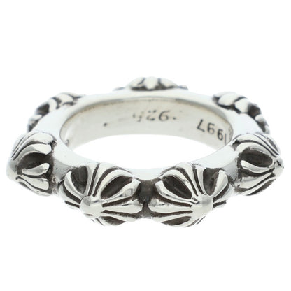Chrome Hearts CROSS BAND Silver Ring Size ONE SIZE