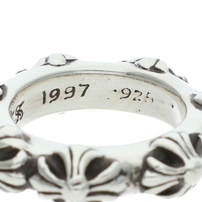 Chrome Hearts CROSS BAND Silver Ring Size ONE SIZE