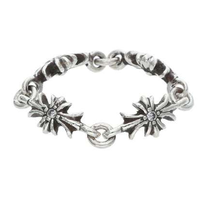Chrome Hearts Tiny E CH Plus Diamond Silver Size ONE SIZE