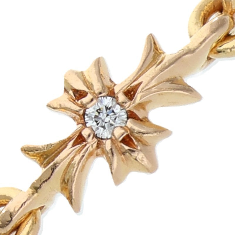Chrome Hearts 22K Tiny E CH Plus Diamond Gold Size ONE SIZE