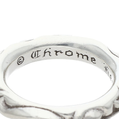Chrome Hearts SCRL BAND Ring Silver Size JP 15 (Silver 9.05g)