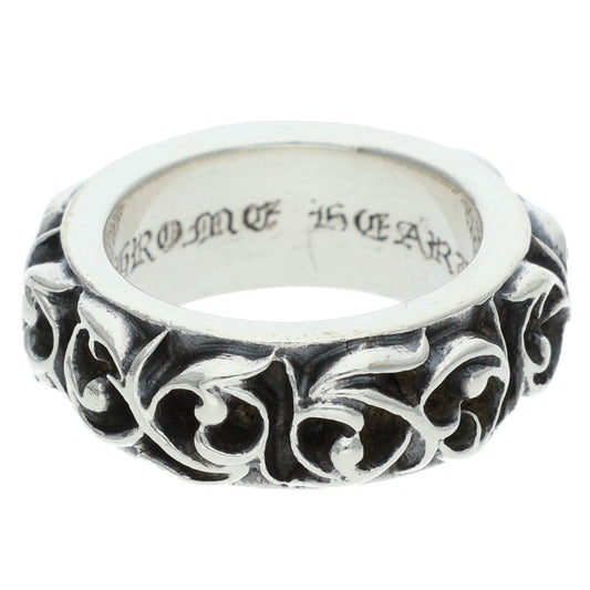 Chrome Hearts Eternity Vine Band Silver Ring Size ONE SIZE