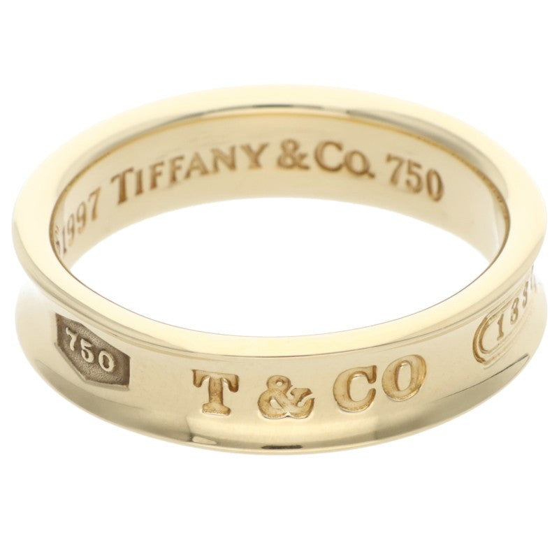 TIFFANY&Co. 1837 K18YG Yellow Gold Ring Size ONE SIZE