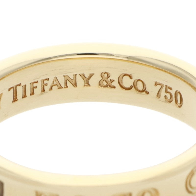 TIFFANY&Co. 1837 K18YG Yellow Gold Ring Size ONE SIZE