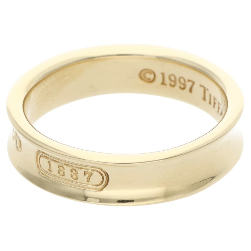 TIFFANY&Co. 1837 K18YG Yellow Gold Ring Size ONE SIZE