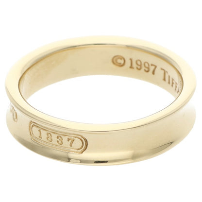 TIFFANY&Co. 1837 K18YG Yellow Gold Ring Size ONE SIZE