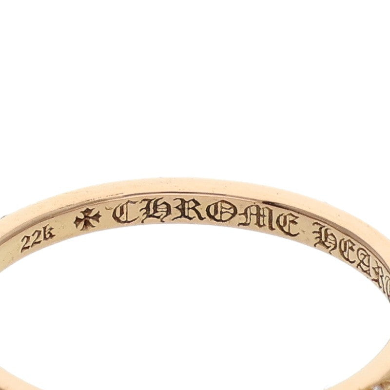 Chrome Hearts 22K Wedding Round Half Pave Size ONE SIZE